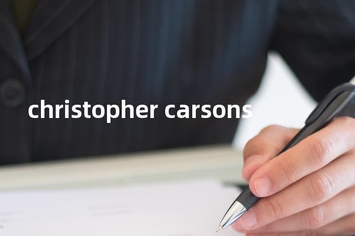 christopher carsons单词图解，单词释义场景配图
