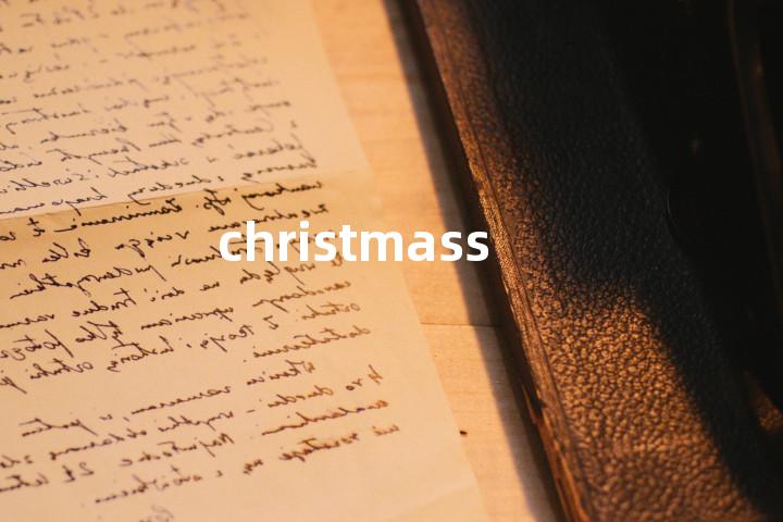 christmass单词图解，单词释义场景配图