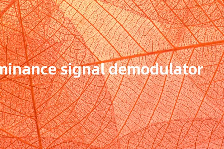 chrominance signal demodulator单词图解，单词释义场景配图