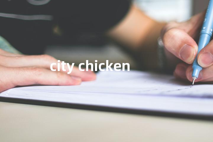 city chicken单词图解，单词释义场景配图