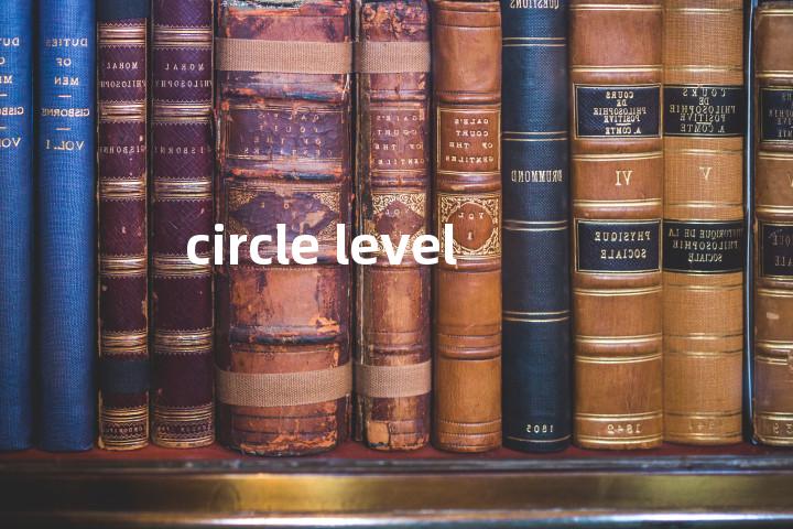 circle level单词图解，单词释义场景配图