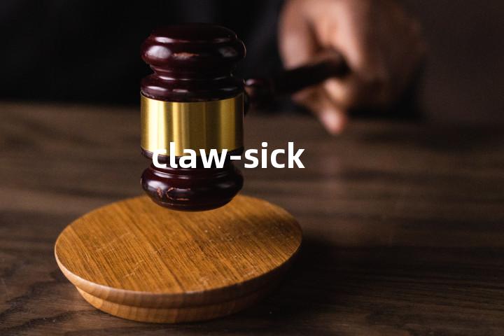 claw-sick单词图解，单词释义场景配图