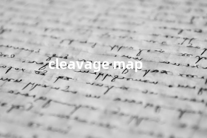 cleavage map单词图解，单词释义场景配图
