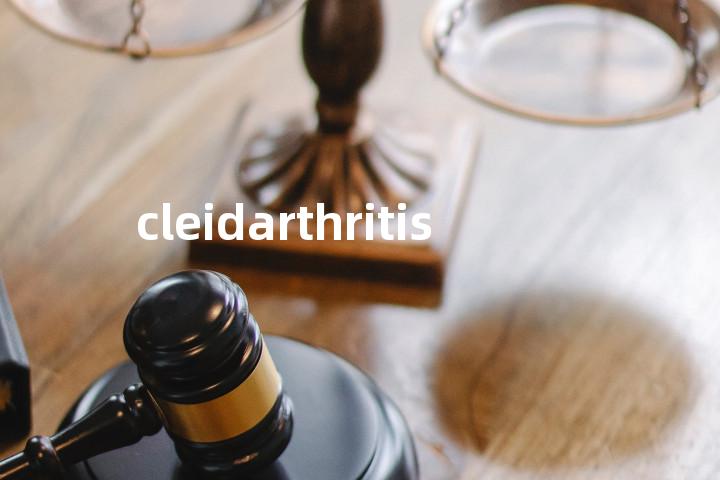 cleidarthritis单词图解，单词释义场景配图