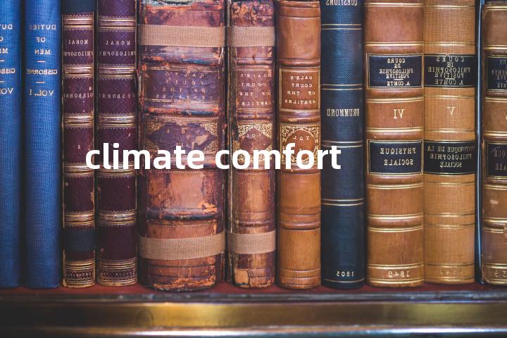 climate comfort单词图解，单词释义场景配图