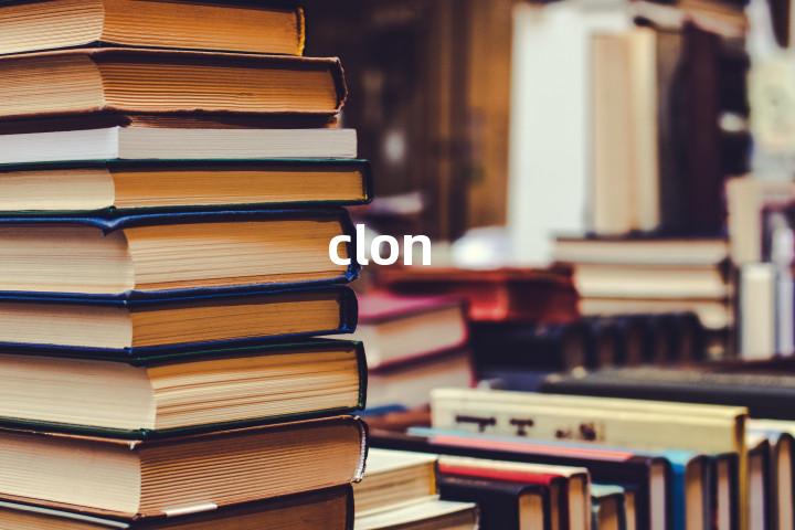 clon单词图解，单词释义场景配图