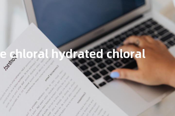 crystalline chloral hydrated chloral单词图解，单词释义场景配图