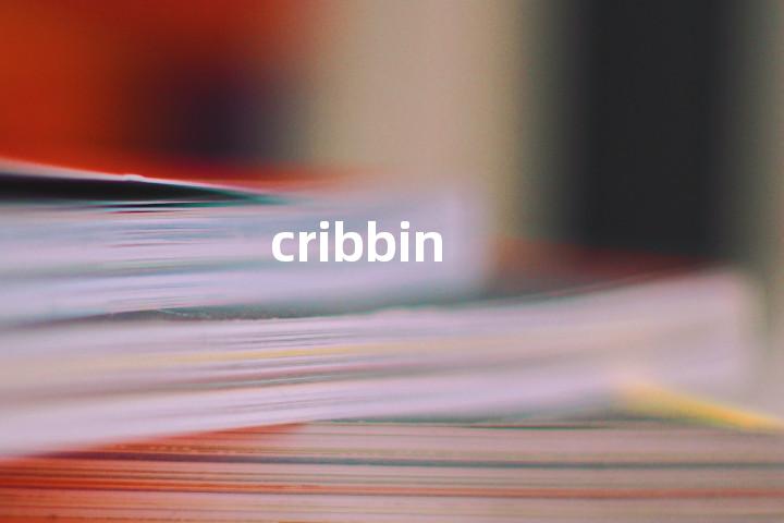 cribbin单词图解，单词释义场景配图