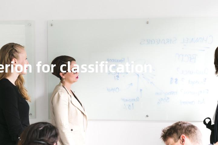 criterion for classification单词图解，单词释义场景配图