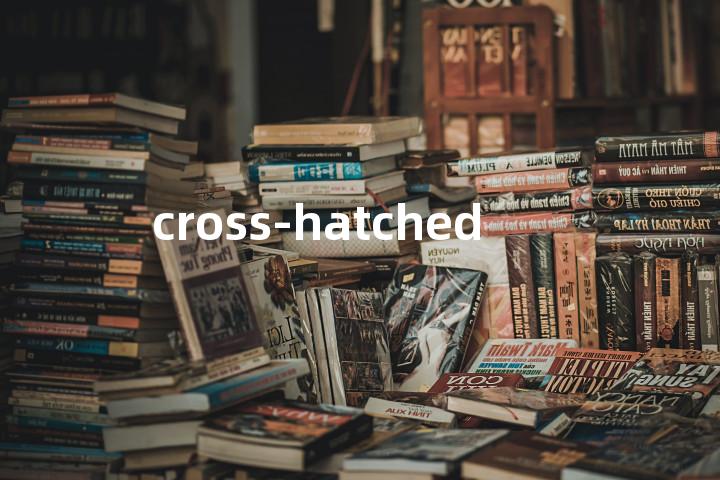 cross-hatched单词图解，单词释义场景配图