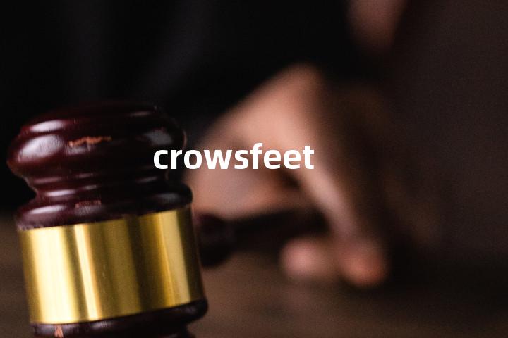 crowsfeet单词图解，单词释义场景配图