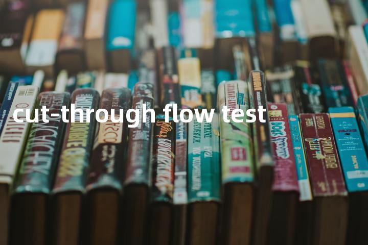 cut-through flow test单词图解，单词释义场景配图