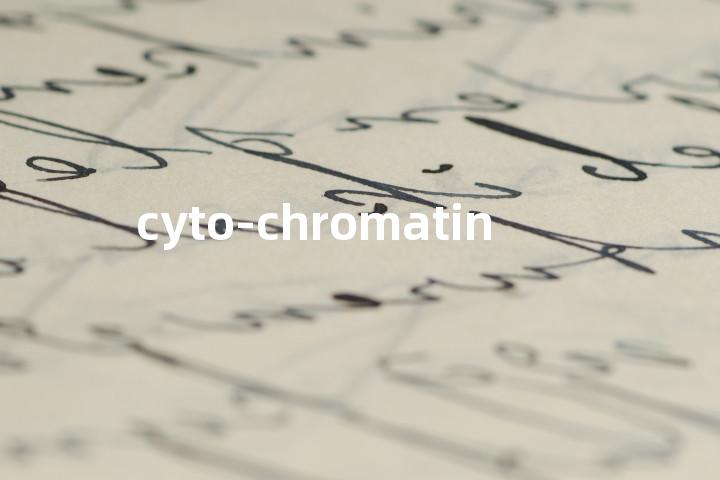 cyto-chromatin单词图解，单词释义场景配图