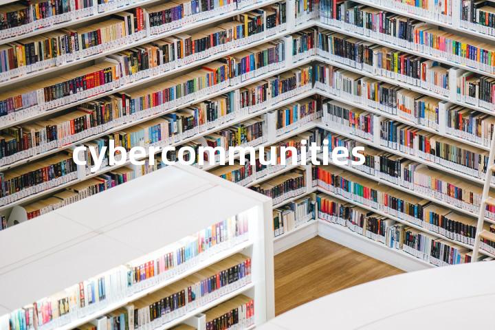 cybercommunities单词图解，单词释义场景配图