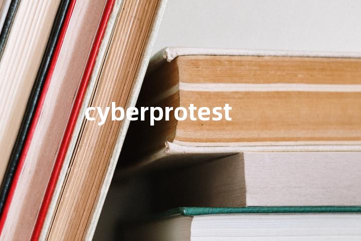 cyberprotest单词图解，单词释义场景配图
