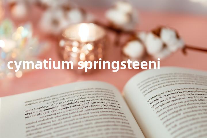 cymatium springsteeni单词图解，单词释义场景配图