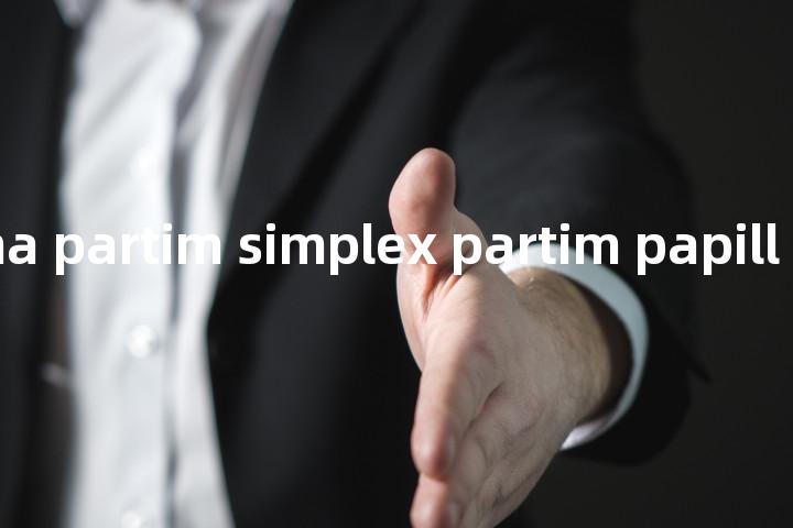 cystadenoma partim simplex partim papilliferum单词图解，单词释义场景配图