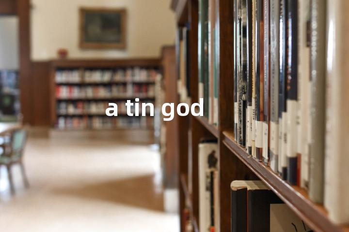 a tin god单词图解，单词释义场景配图
