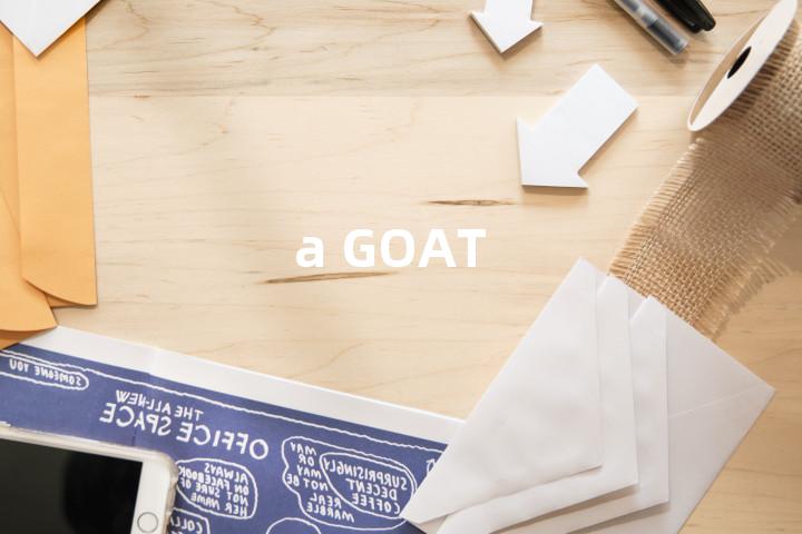 a GOAT单词图解，单词释义场景配图