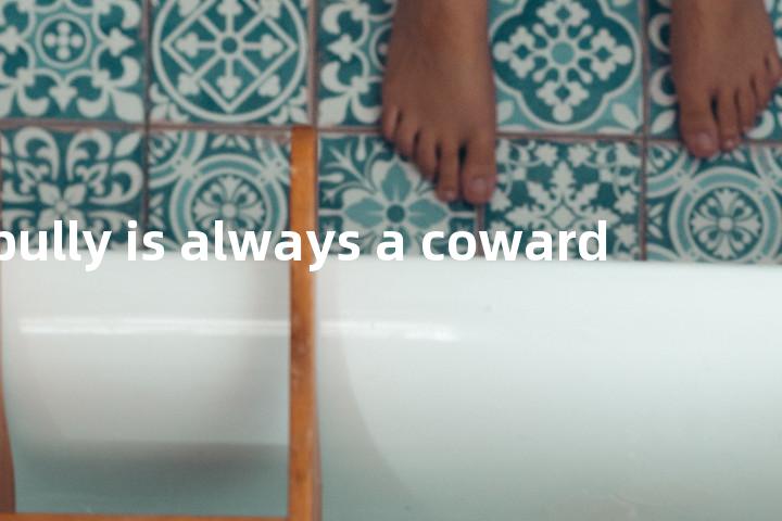a bully is always a coward单词图解，单词释义场景配图