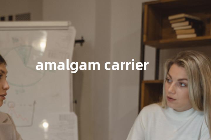 amalgam carrier单词图解，单词释义场景配图
