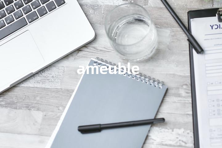 ameuble单词图解，单词释义场景配图