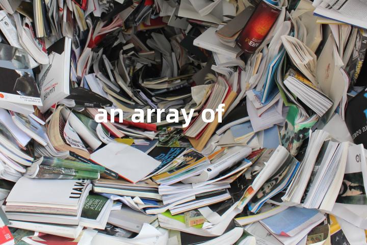 an array of单词图解，单词释义场景配图
