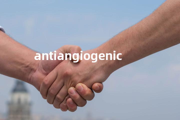 antiangiogenic单词图解，单词释义场景配图