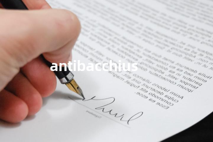 antibacchius单词图解，单词释义场景配图