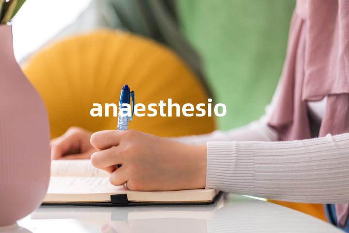 anaesthesiologist