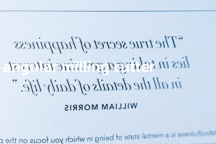 angular milling cutter单词图解，单词释义场景配图