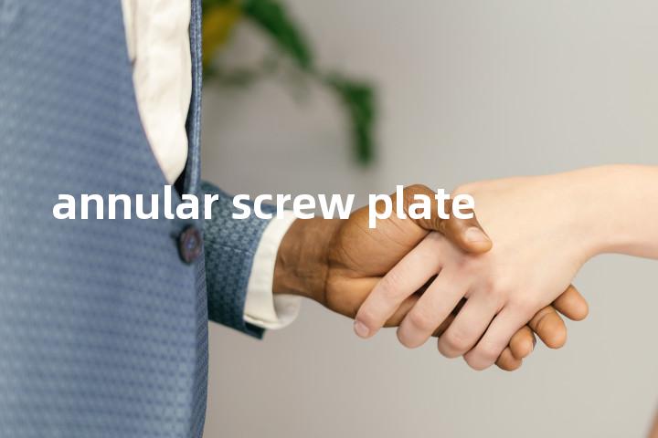 annular screw plate单词图解，单词释义场景配图