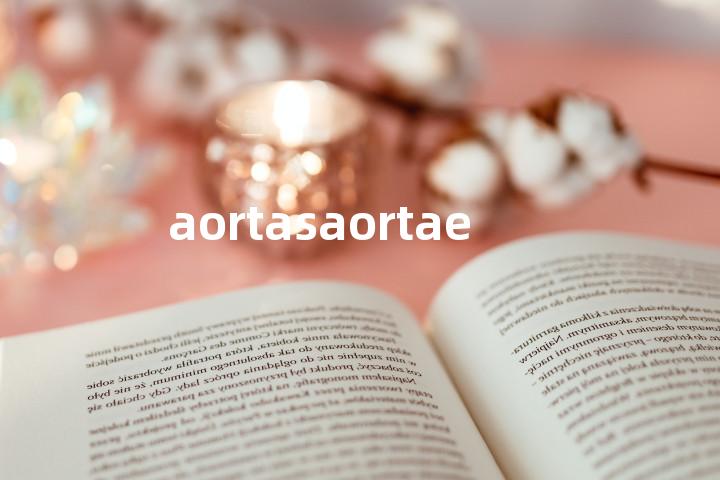 aortasaortae单词图解，单词释义场景配图