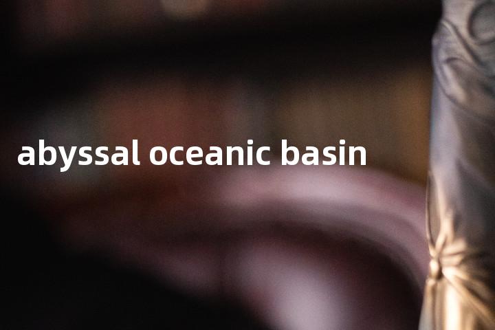 abyssal oceanic basin单词图解，单词释义场景配图