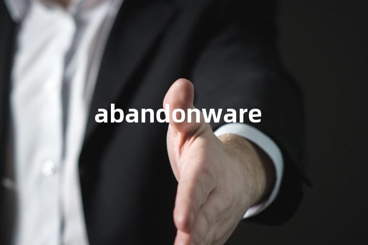 abandonware单词图解，单词释义场景配图