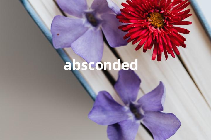 absconded单词图解，单词释义场景配图