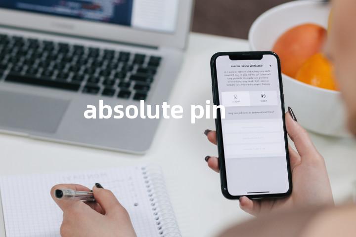 absolute pin单词图解，单词释义场景配图