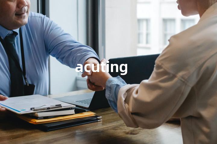 acuting单词图解，单词释义场景配图