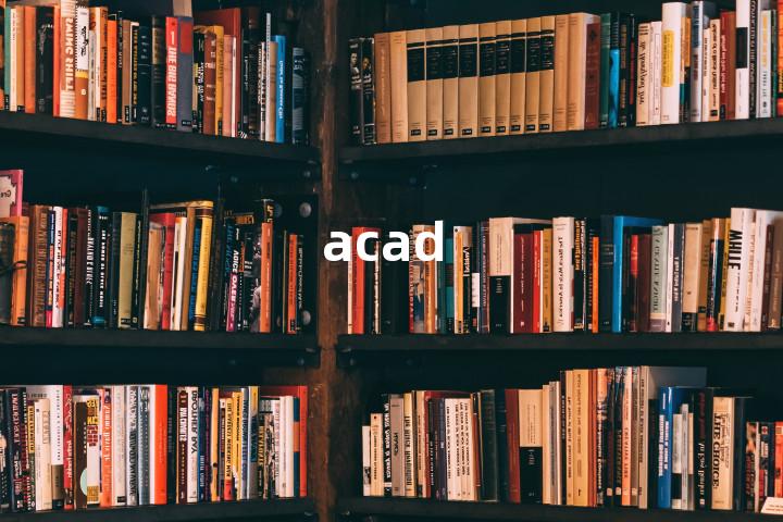 acad单词图解，单词释义场景配图