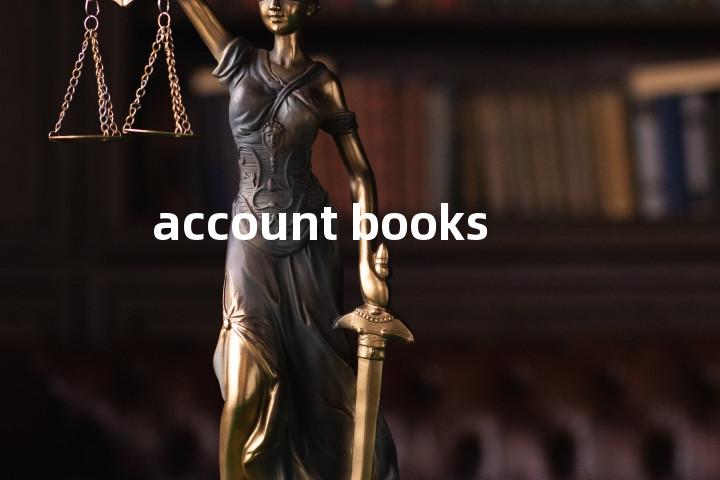 account books单词图解，单词释义场景配图