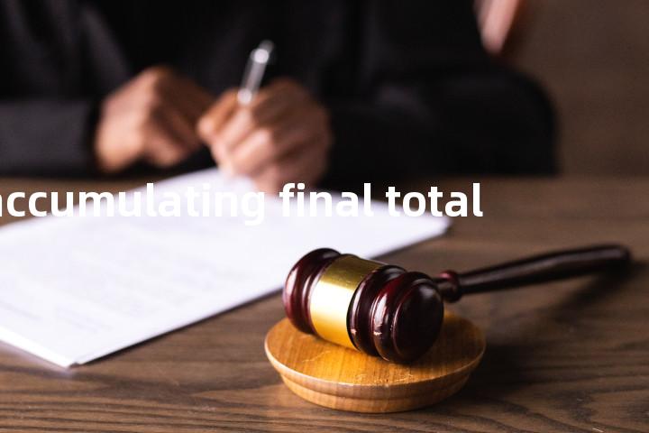 accumulating final total单词图解，单词释义场景配图