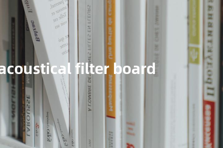 acoustical filter board单词图解，单词释义场景配图