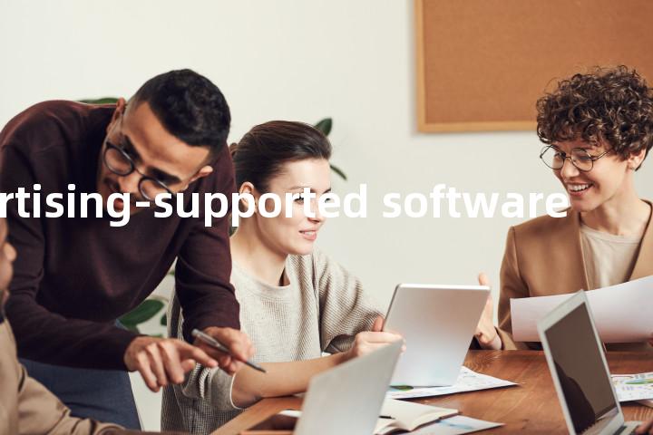 advertising-supported software单词图解，单词释义场景配图