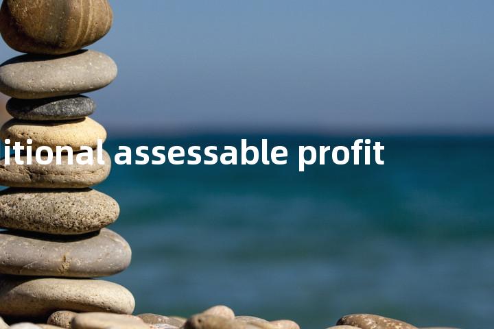 additional assessable profit单词图解，单词释义场景配图