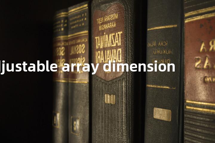 adjustable array dimension单词图解，单词释义场景配图
