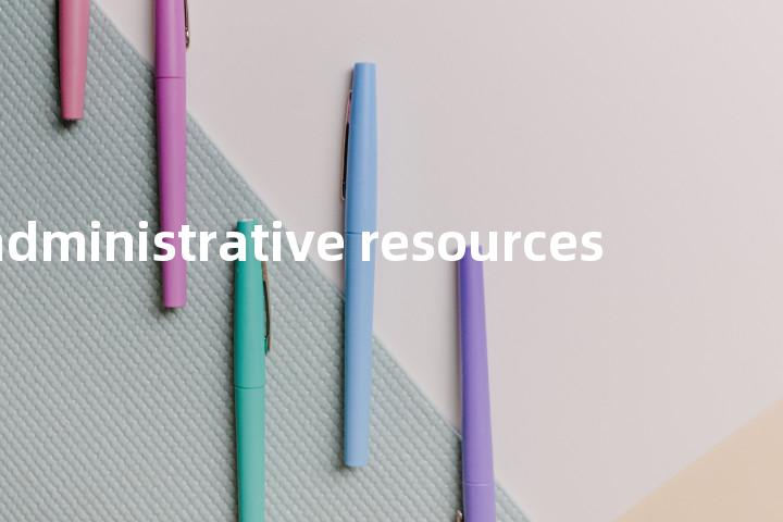 administrative resources单词图解，单词释义场景配图
