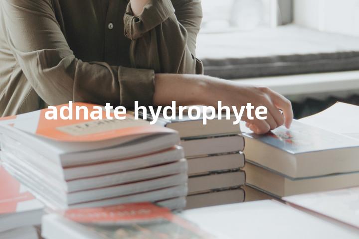 adnate hydrophyte单词图解，单词释义场景配图