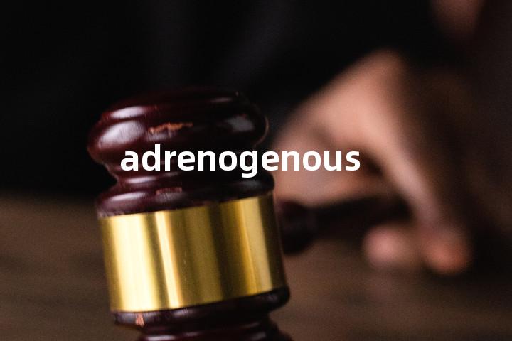 adrenogenous单词图解，单词释义场景配图