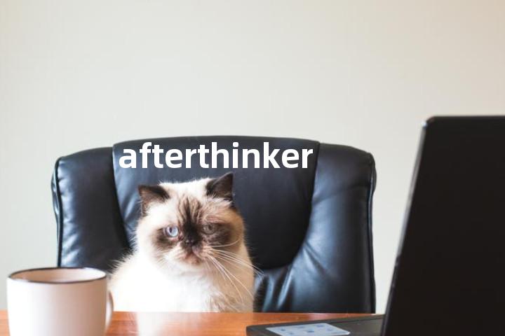 afterthinker单词图解，单词释义场景配图