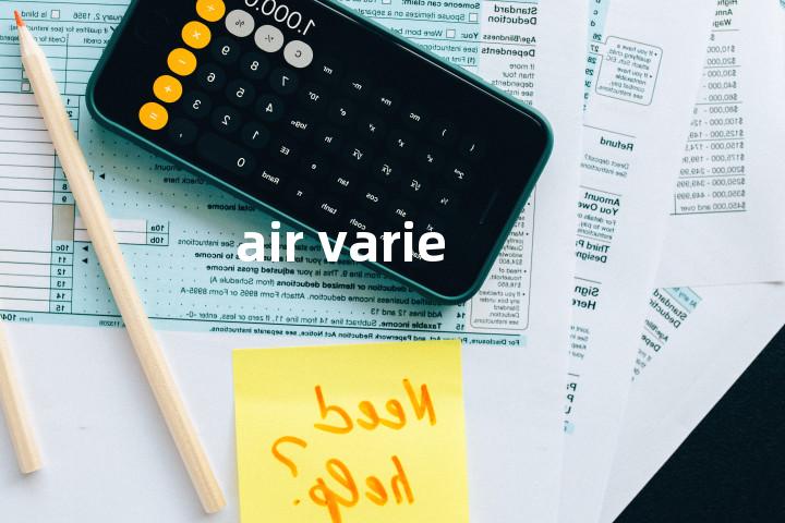 air varie单词图解，单词释义场景配图